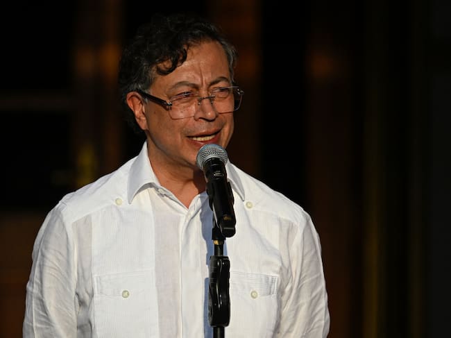 Gustavo Petro, presidente de Colombia. Foto: AFP.