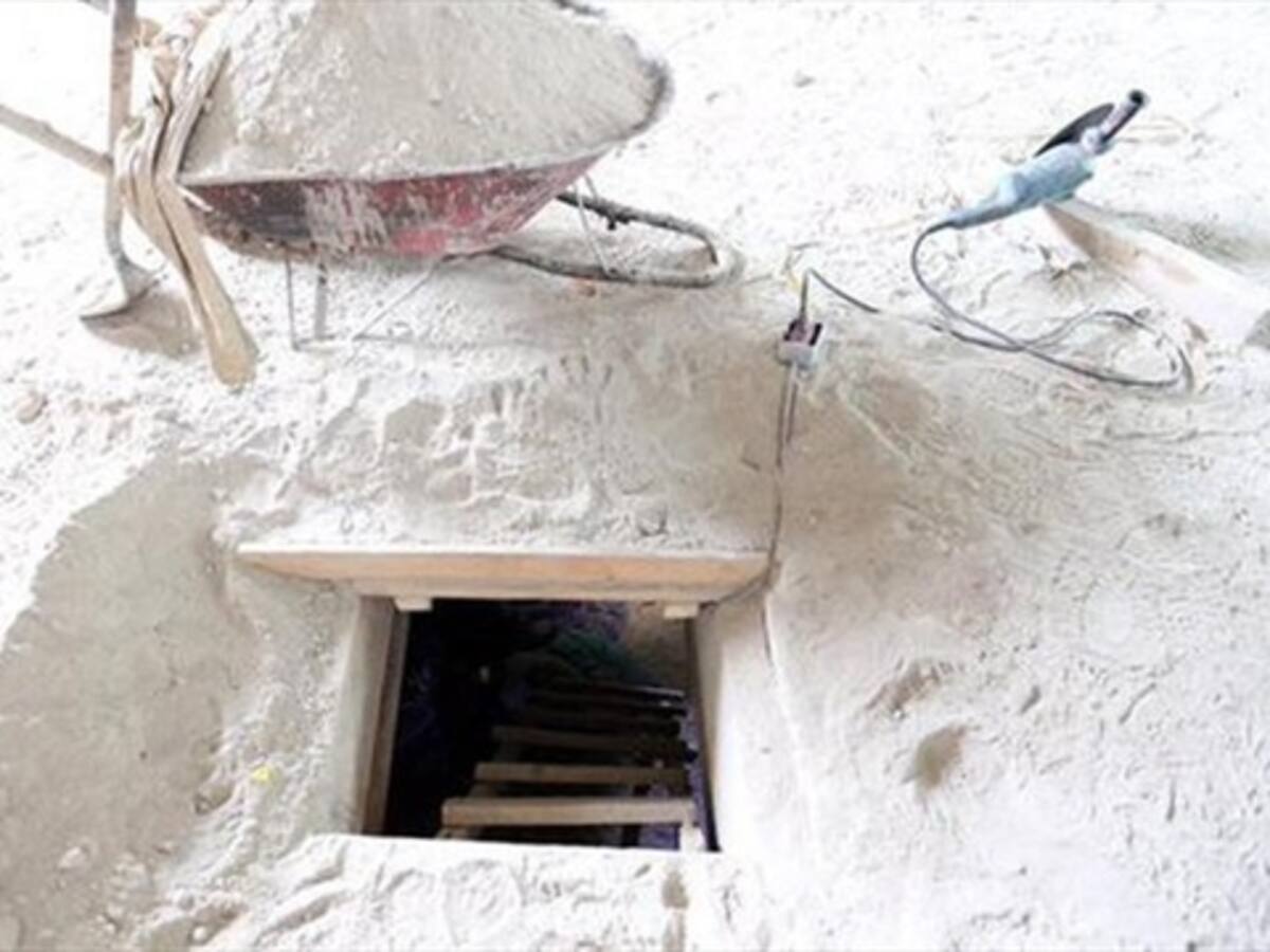 Cuatro meses tardó construcción de túnel por el que se fugó ‘El Chapo’