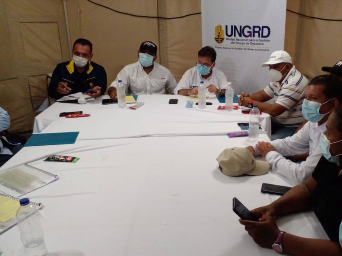 UNGRD se reunió con alcaldes de La Mojana y visitó Cara e' Gato