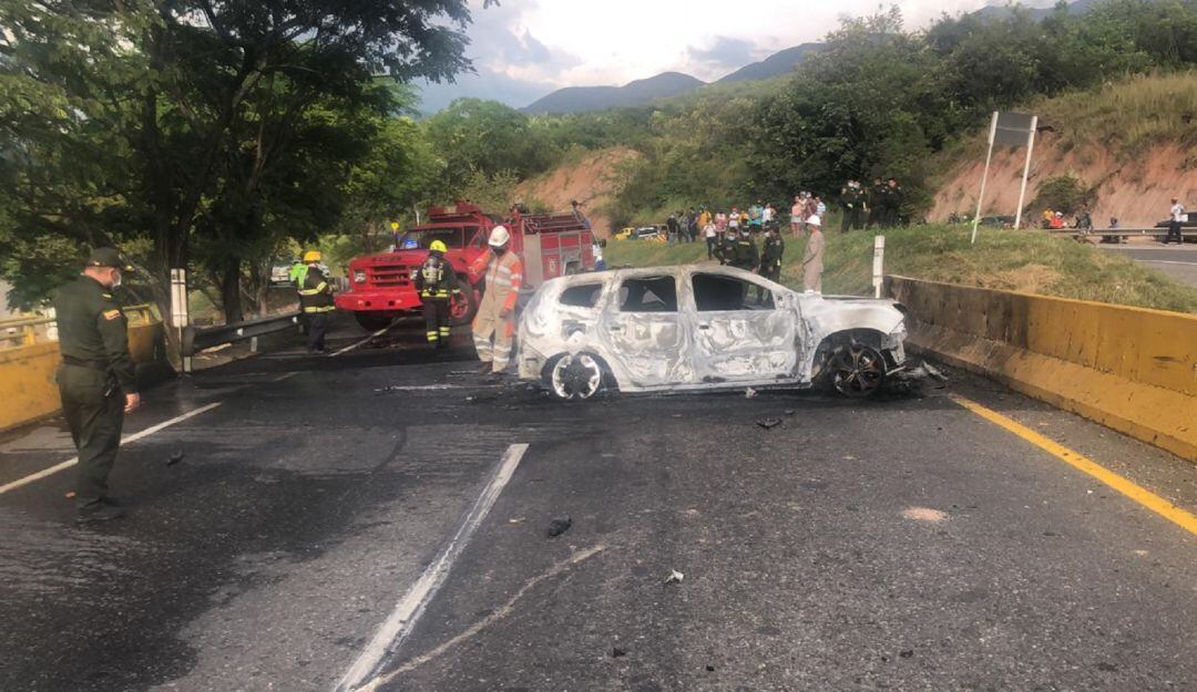 Accidente de tránsito en la vía Bogotá-Melgar