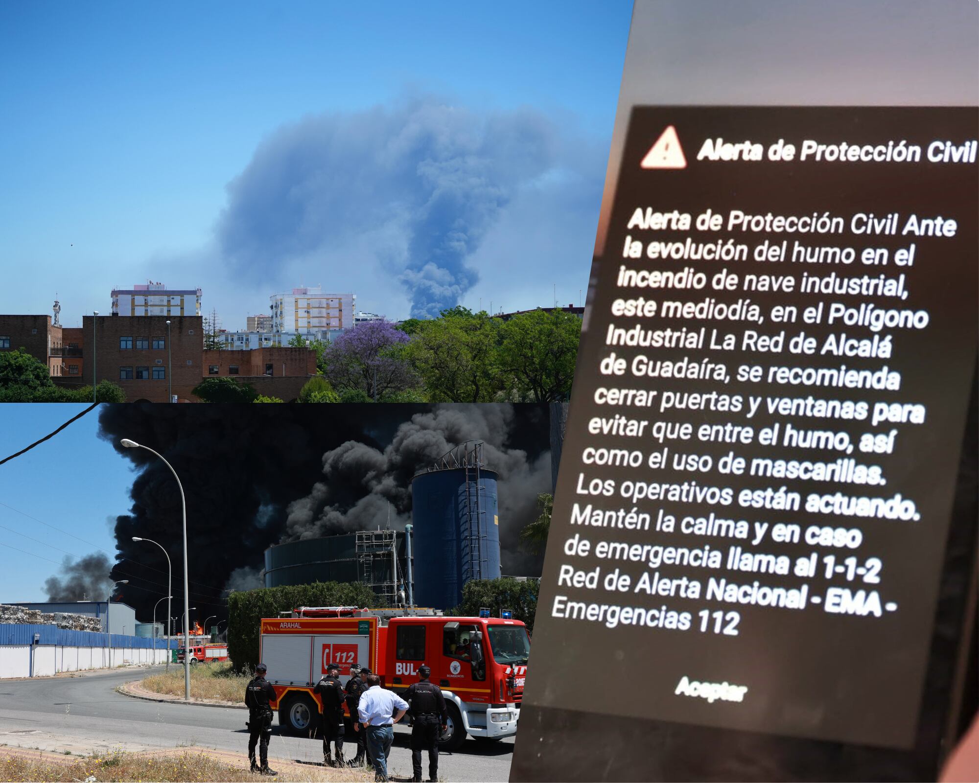 Las autoridades de Sevilla pidieron a la población quedarse en casa, con puertas y ventanas cerradas, para evitar respirar aire que podría ser tóxico.
(Foto:   Caracol Radio / Getty)