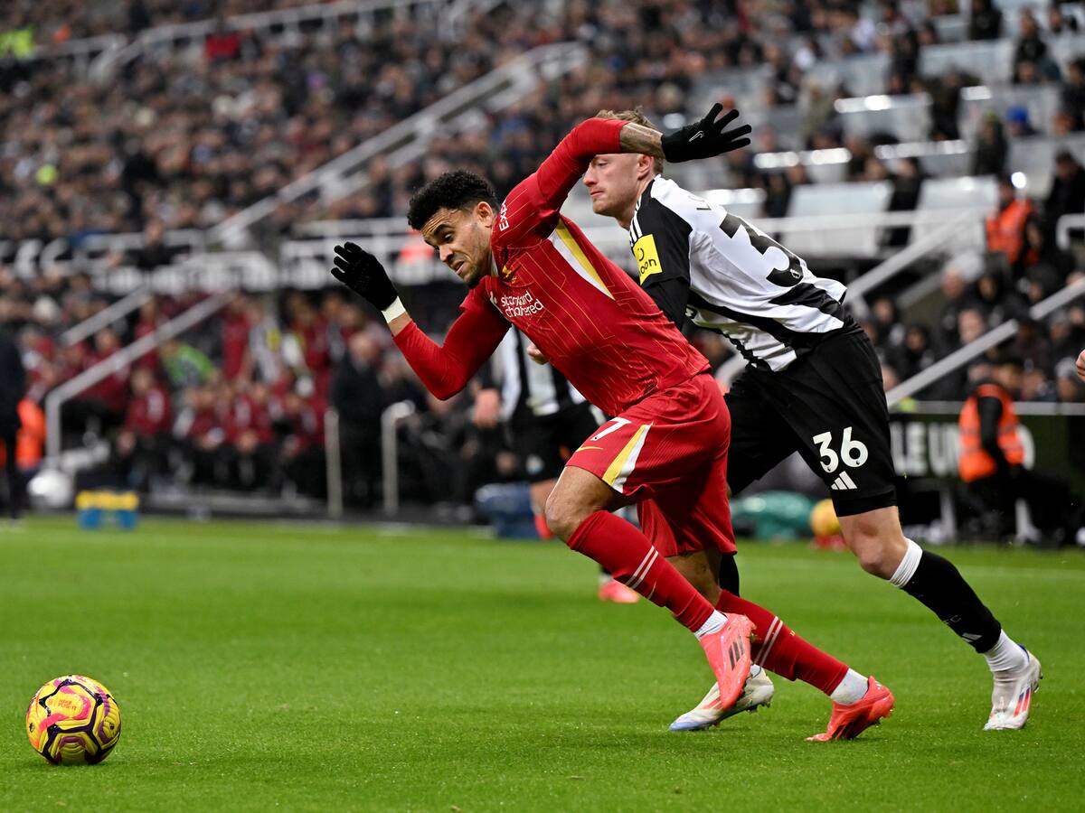Luis Díaz no logra evitar el empate de Liverpool con Newcastle en Premier League