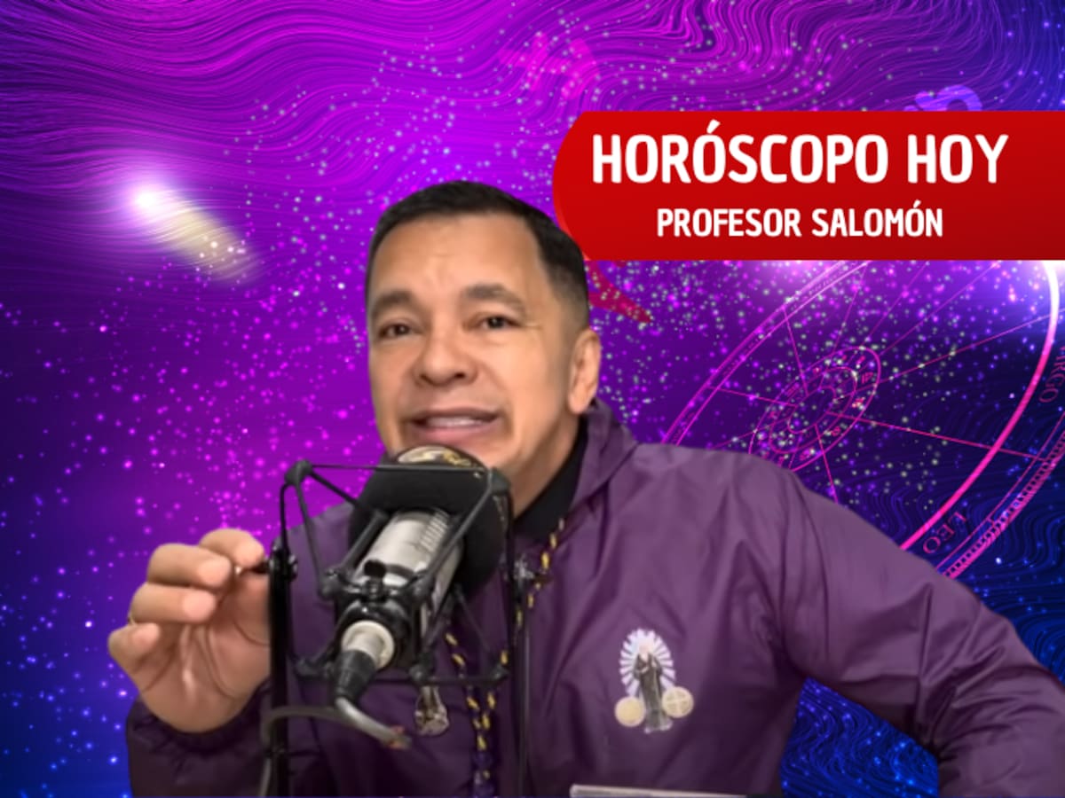 Horóscopo de HOY, profesor Salomón: Sagitario y Géminis, “el amor toca la puerta de su corazón”