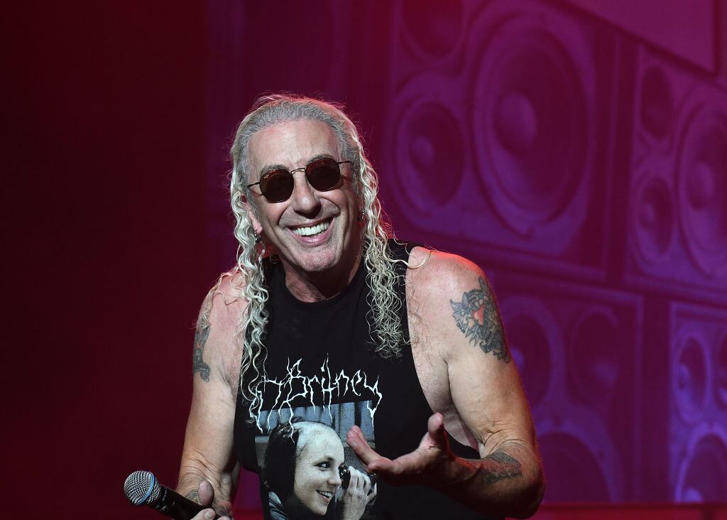 HOLMDEL, NJ - AUGUST 30:  Dee Snider of Twisted Sister performs at the Bret Michaels Parti-Gras 2024 at PNC Bank Arts Center on August 30, 2024 in Holmdel, New Jersey.  (Photo by Bobby Bank/Getty Images)