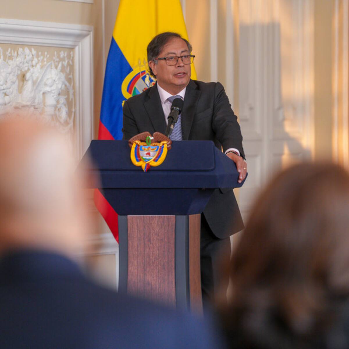 Gustavo Petro estará presente en la investidura del presidente electo de Guatemala