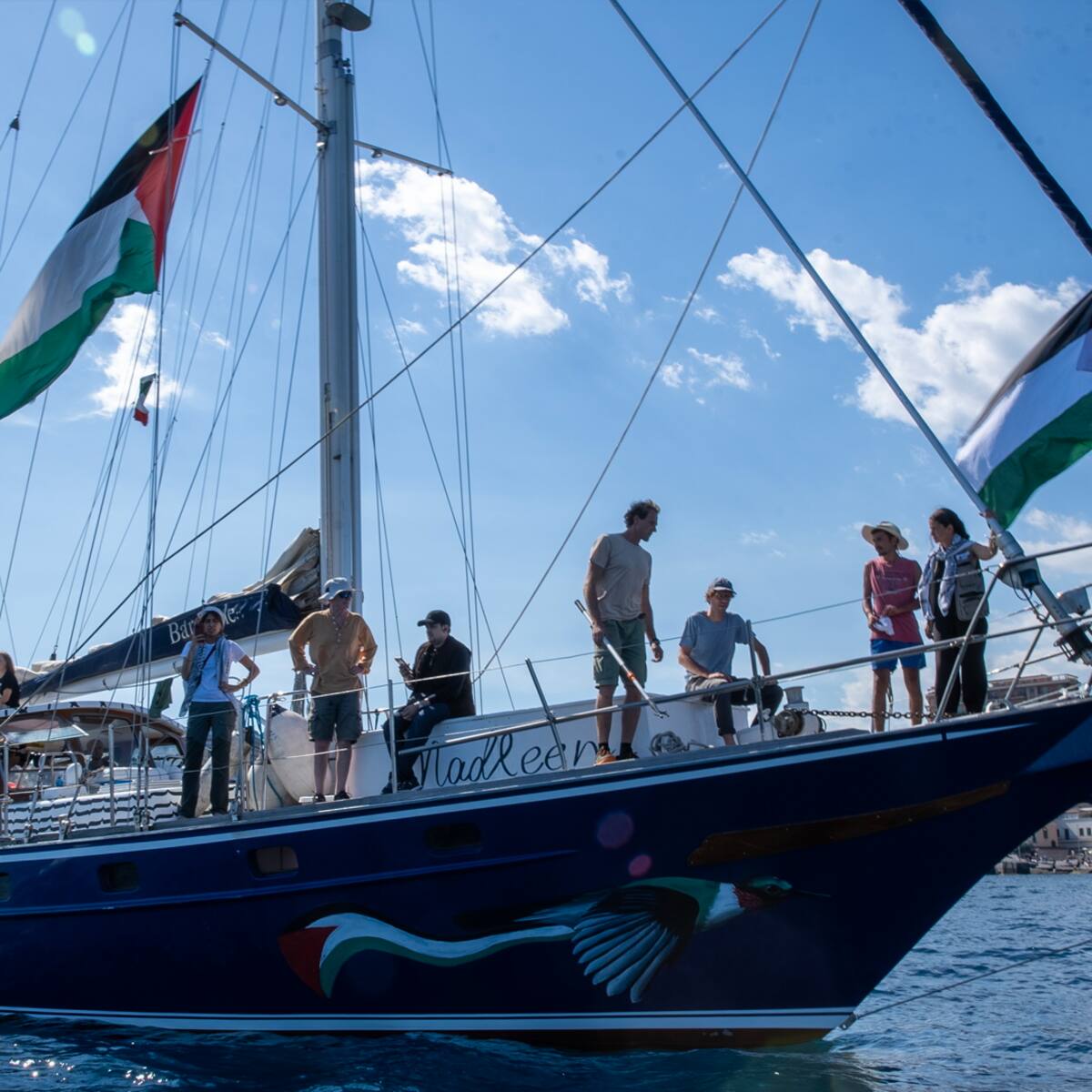Italia pide a Flotilla humanitaria entregar ayudas y no seguir ruta a Gaza