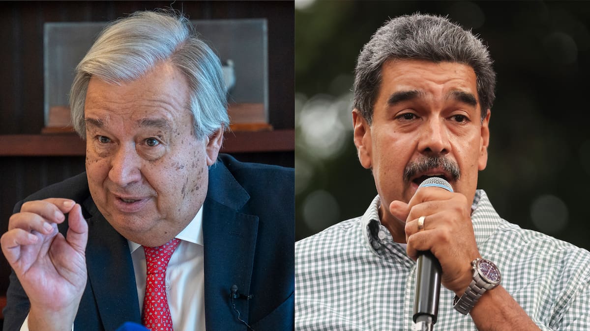 Secretario general de la ONU expresó a Nicolás Maduro su preocupación por Venezuela