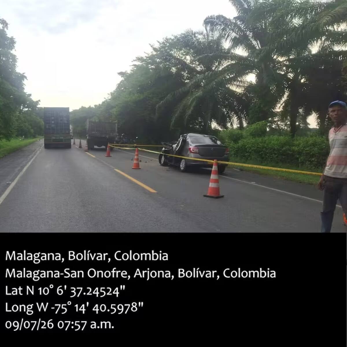 Murió mujer por accidente de tránsito en vías de Bolívar: había resultado lesionada el 9 de julio