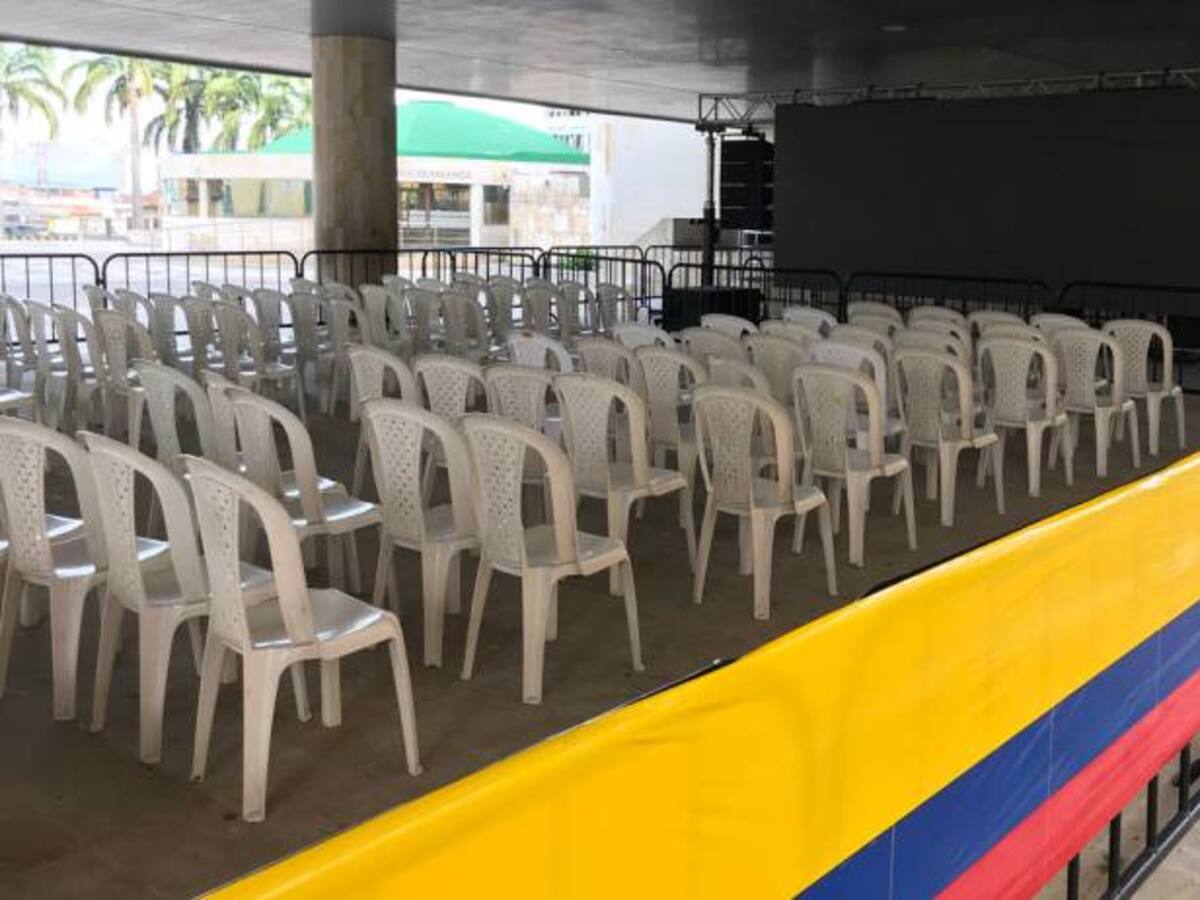 4 pantallas gigantes para ver Colombia Senegal