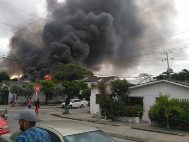 Una pelea entre familias ocasionó incendio en Cartagena