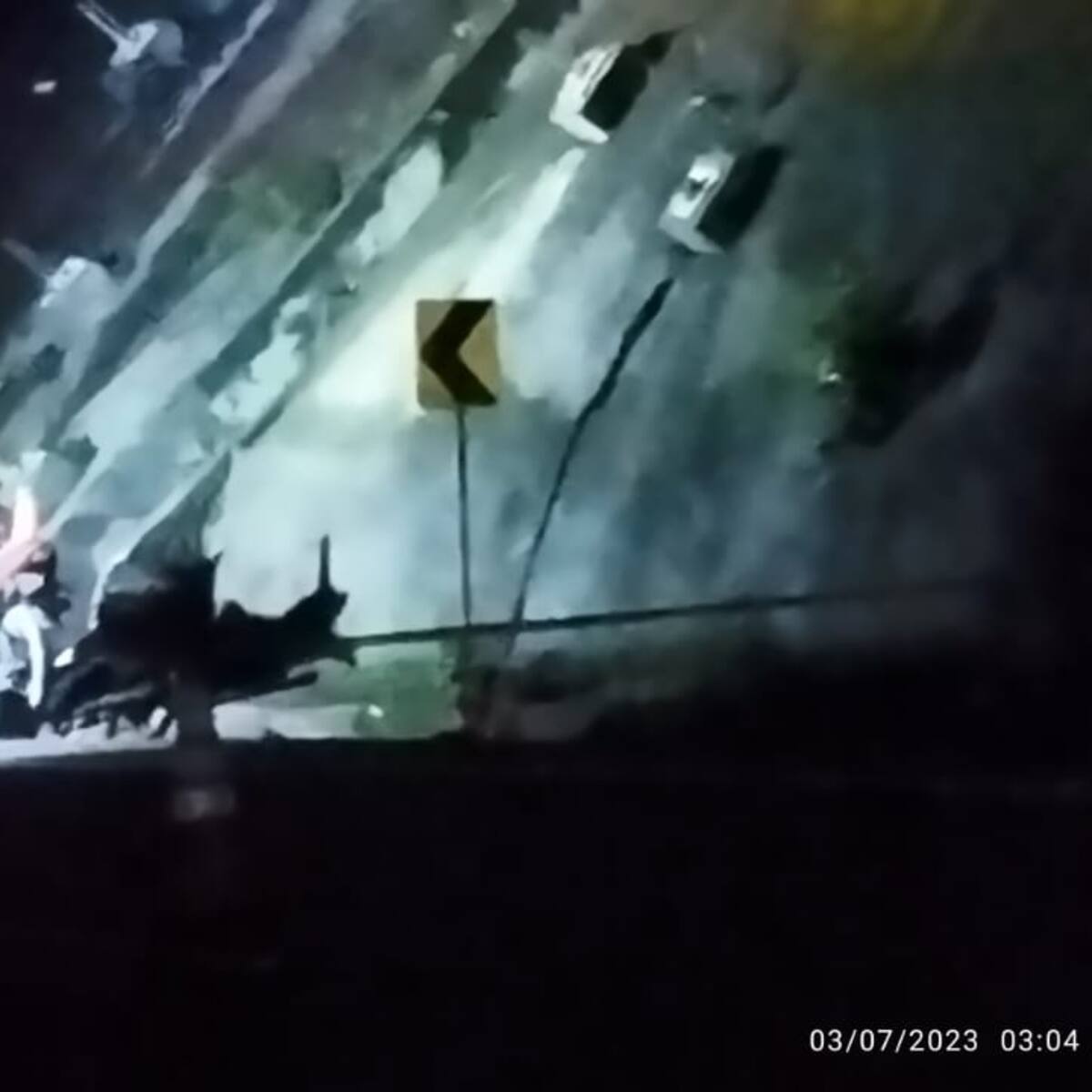 Motociclista murió en la vía Pamplona - Bucaramanga