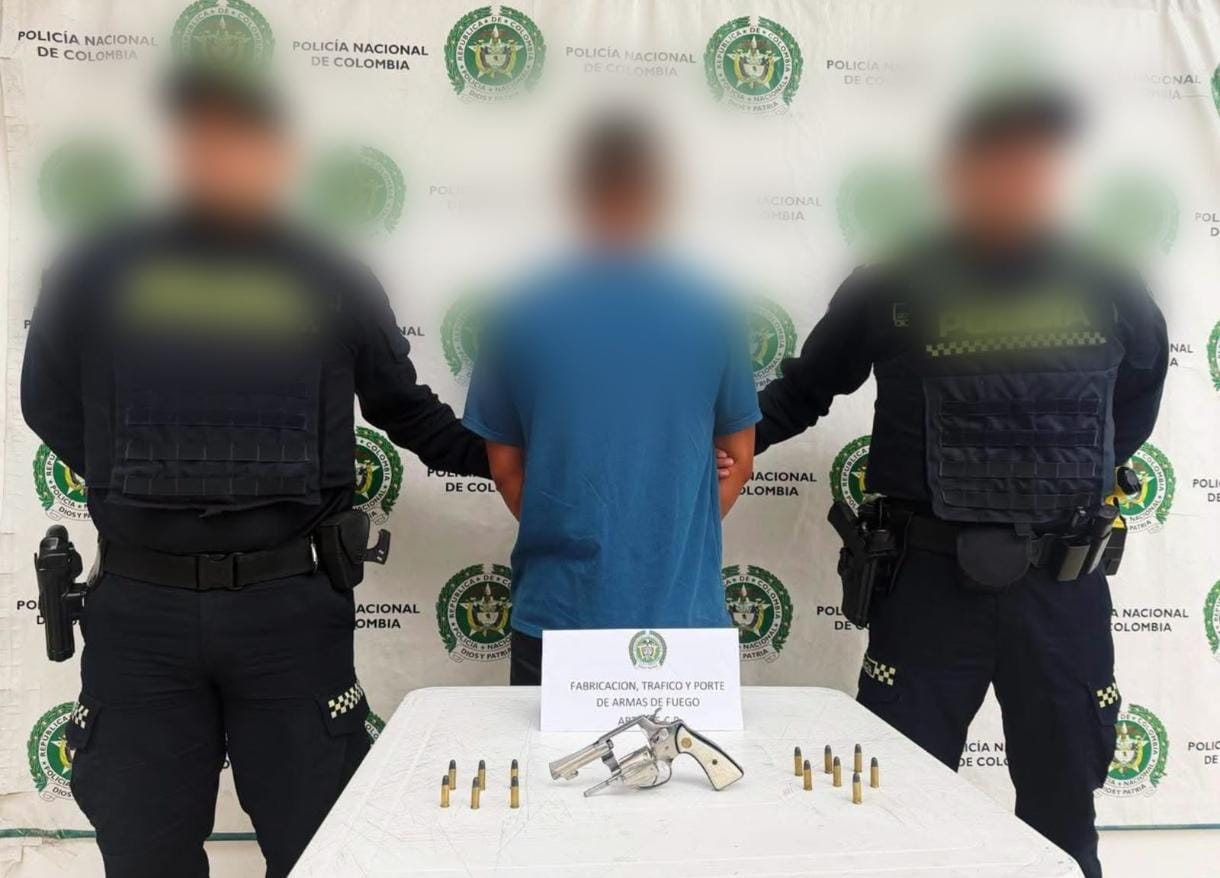 Capturado en Arjona presunto delincuente con varias anotaciones judiciales