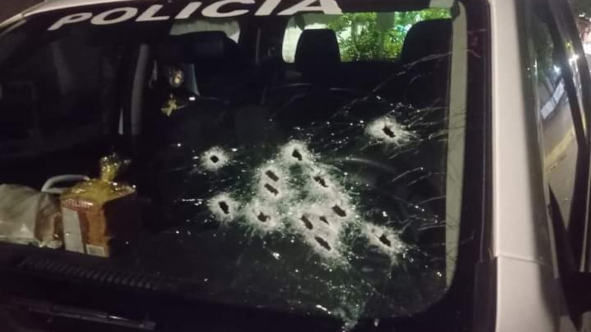Un patrullero herido de la policía dejo al parecer hostigamiento al municipio de Tesalia