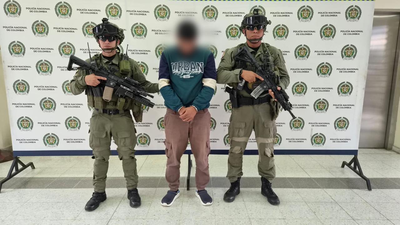 Capturado alias 'Tulande' en el Cauca, Crédito: Policía Nacional.
