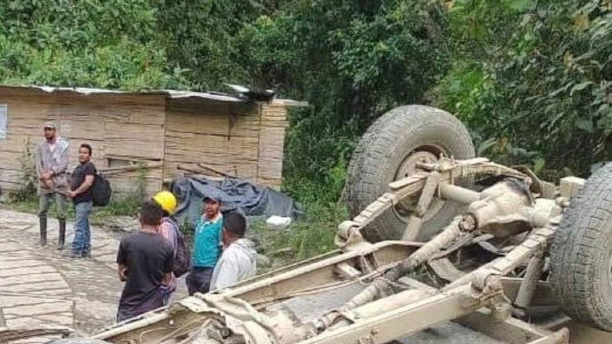 Accidente en el norte de Caldas, dejó varias personas heridas