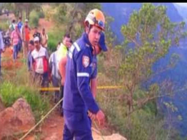 Hombre se salvó de morir tras caer del Salto del Mico en Barichara