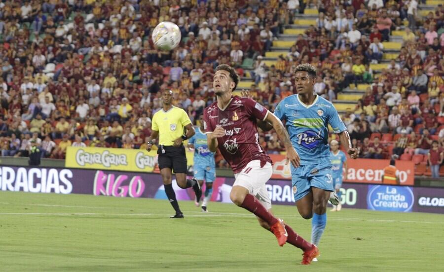 Duelo de Liga entre Deportes Tolima y Jaguares / Colprensa