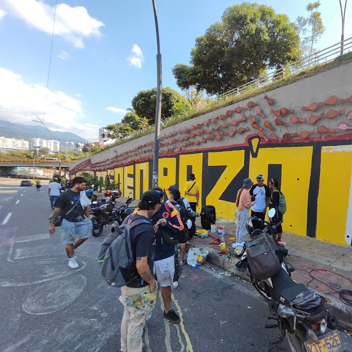 Bucaramanga: vuelven a pintar el mural de ‘Las Cuchas Tenían Razón’