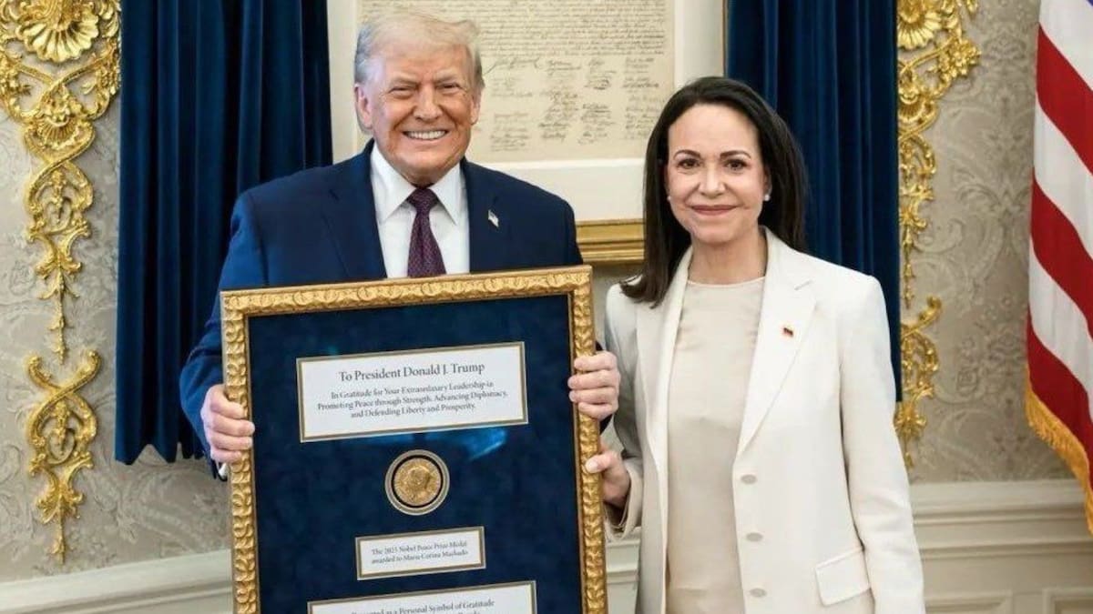 Trump: me encantaría involucrar a María Corina Machado en el futuro de Venezuela