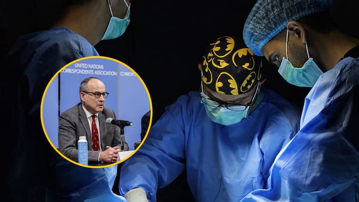 Doctores que están en Franja de Gaza son héroes absolutos: cirujano voluntario en el Hospital Nasser