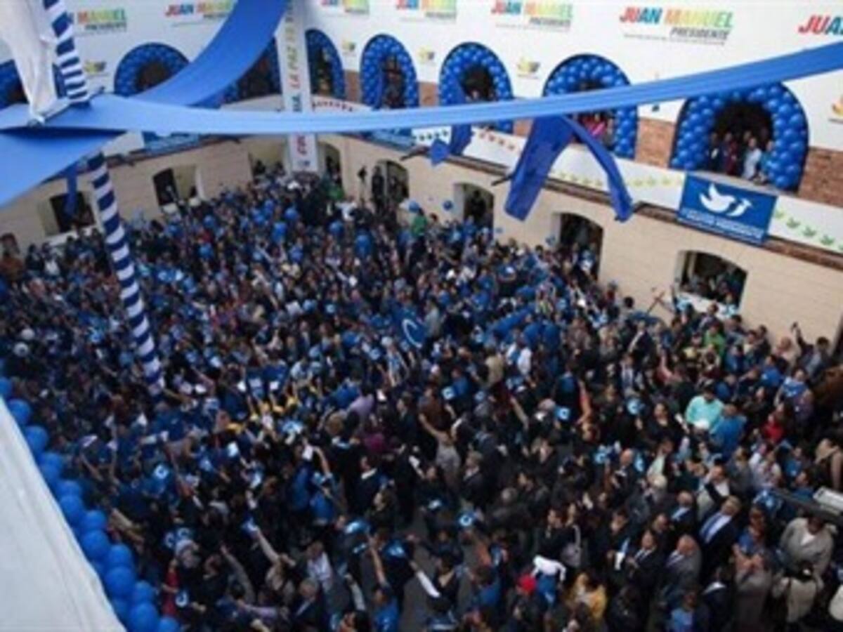 El 80 % de los conservadores en Antioquia respaldan la campaña de Santos