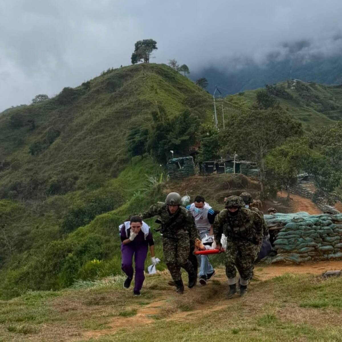 Un hombre herido con explosivos fue evacuado vía aérea desde Briceño, Antioquia