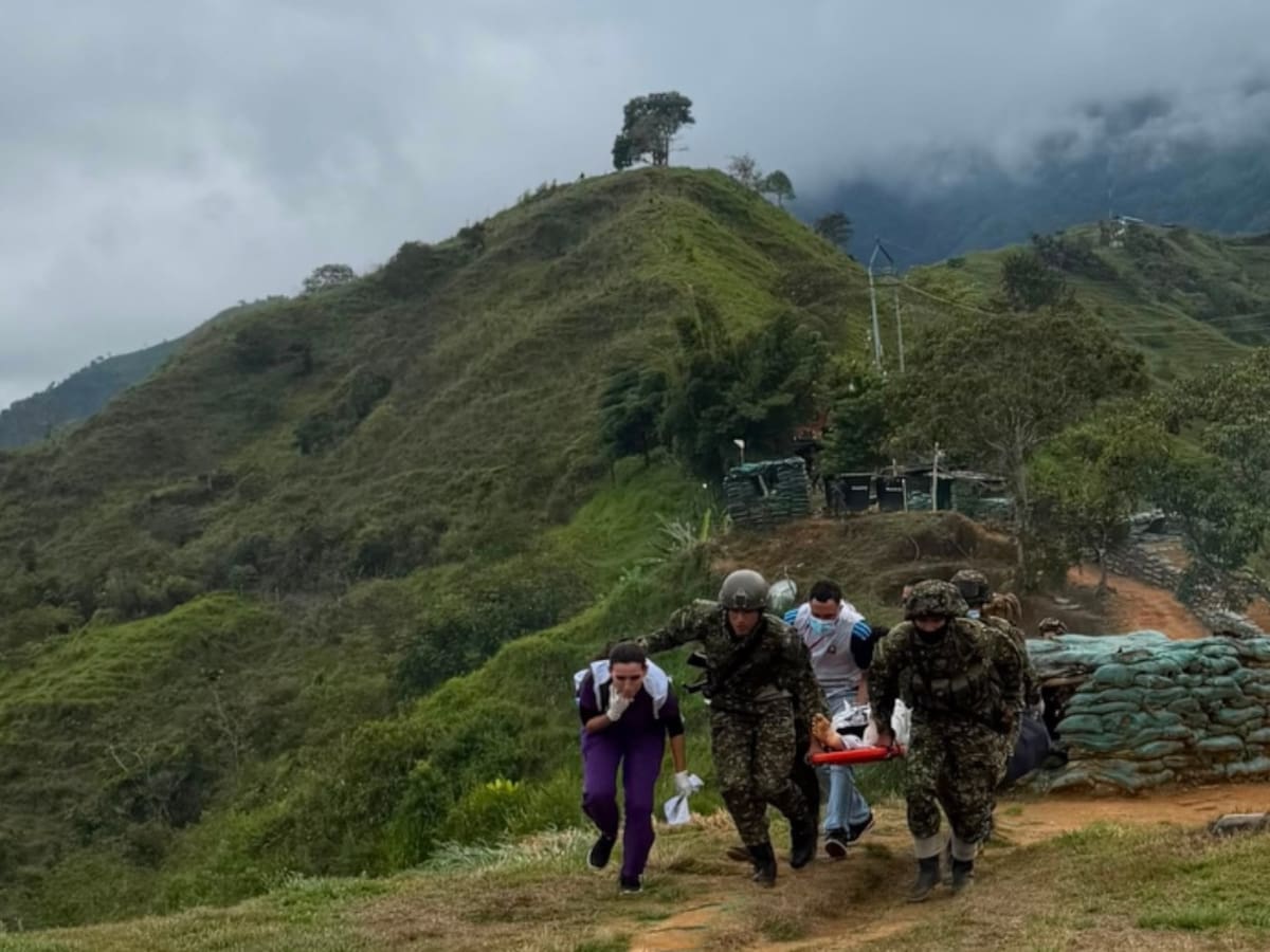 Un hombre herido con explosivos fue evacuado vía aérea desde Briceño, Antioquia