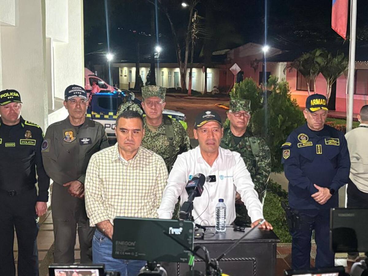 En el Caquetá, el ministro de defensa ofrece recompensa por los cabecillas de grupos armados.