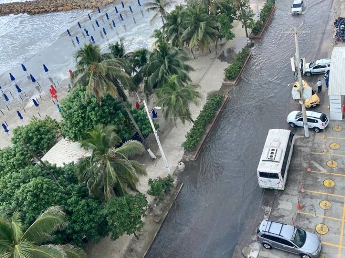 Mar de leva se mantendrá durante las próximas 48 horas en Cartagena: Dimar