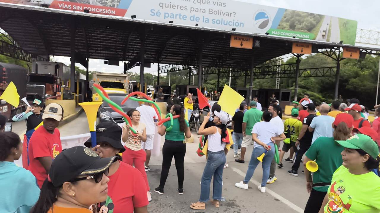 Concesión Autopistas del Caribe rechaza el hostigamiento en el peaje Turbaco