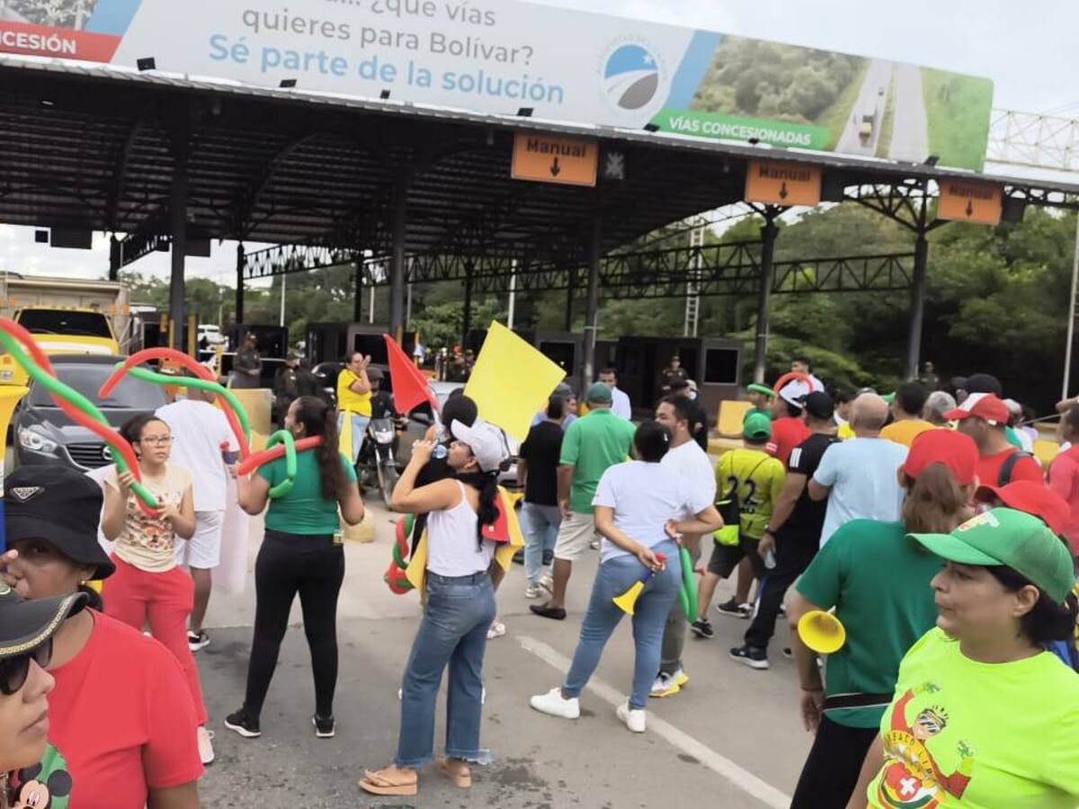 Frente Nacional No Más Peajes prepara plantón en peaje de Turbaco: ¿Cuáles son las razones?