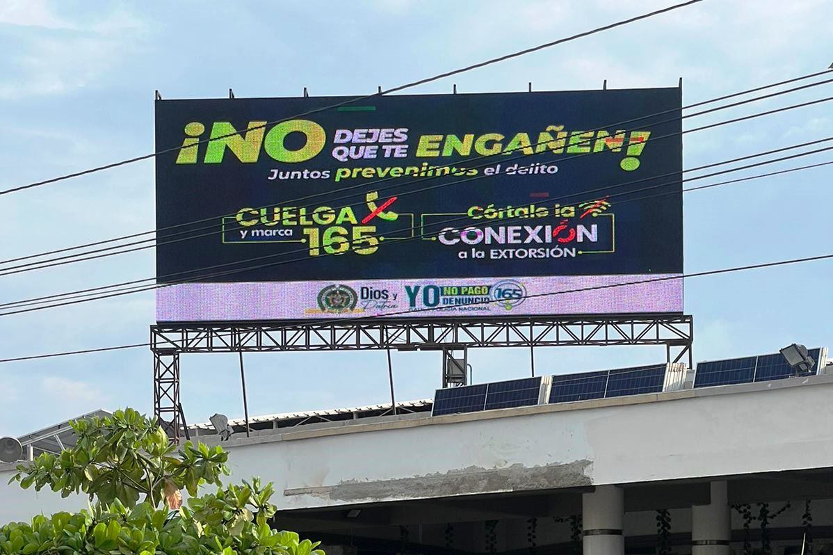 Gaula de Cartagena recomienda llamar en caso de intento de extorsión