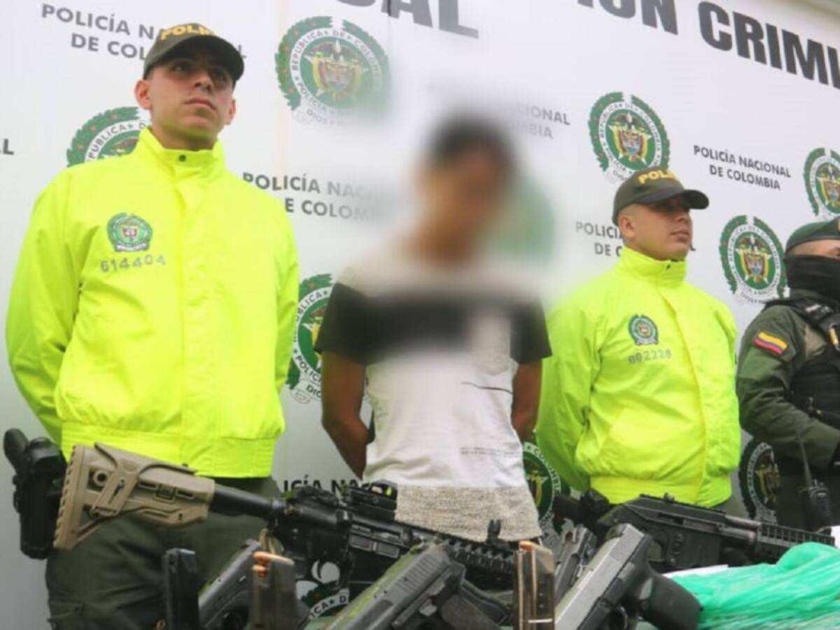 En zona rural de Cali hallaron a un disidente Farc custodiando armamento