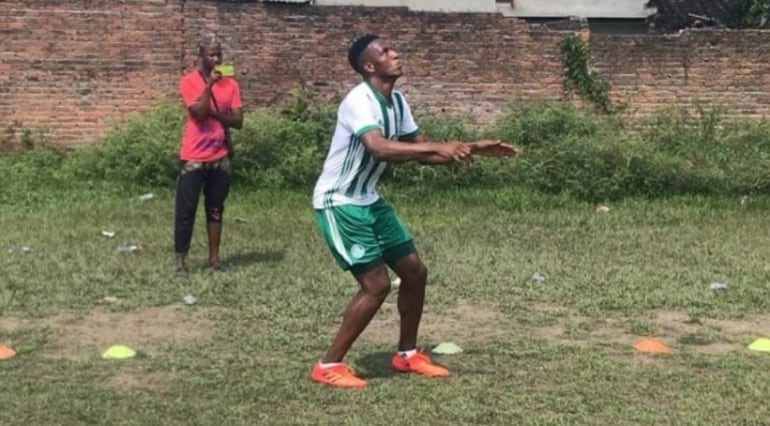 Yerry Mina en su natal Guachené