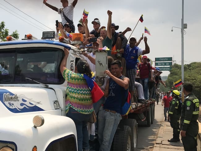 Ayuda Humanitaria que buscaba ingresar a Venezuela y fue quemada