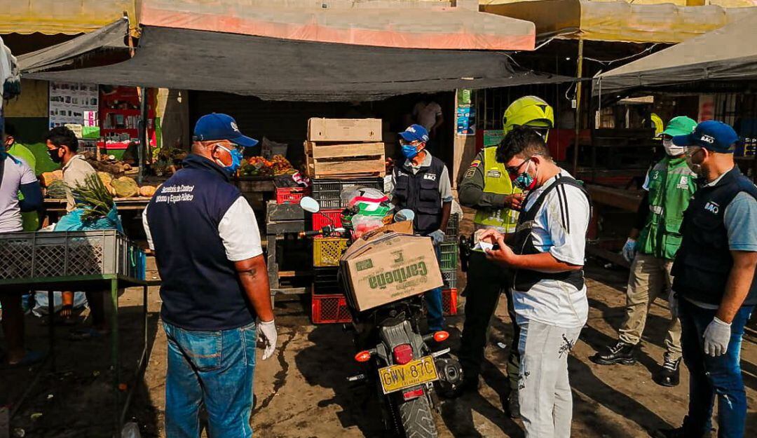 Operativos en el Centro de Barranquilla