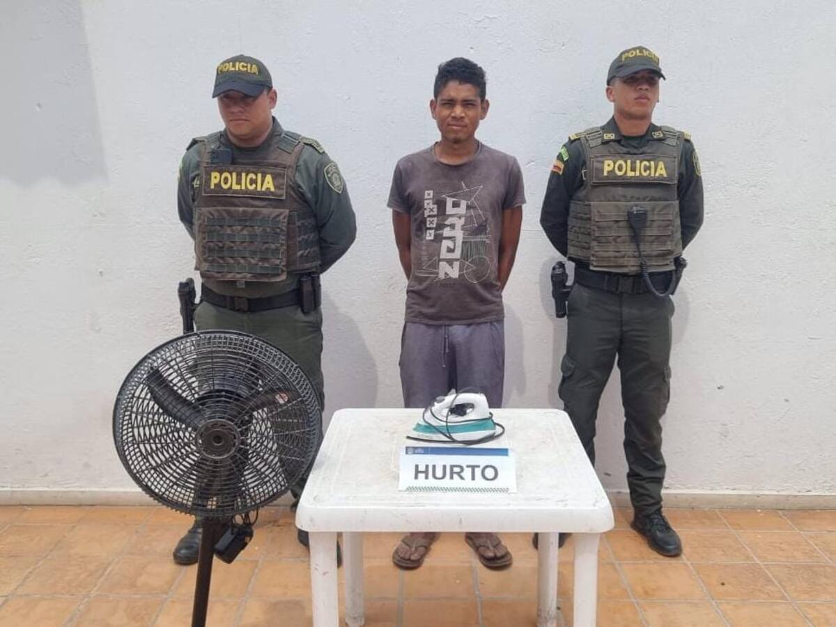 Policía capturó a ladrón que se quedó dormido luego de entrar a robar a una casa en Mompox