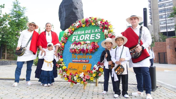 Desfile de silleteros en Feria de las Flores, Medellín. // Cortesía