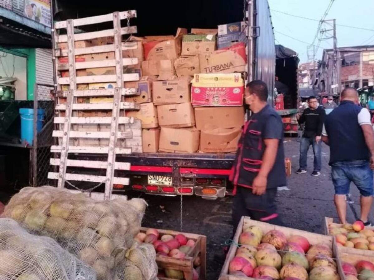 Flexibilizan los horarios de descargue en la Plaza de Mercado de Manizales