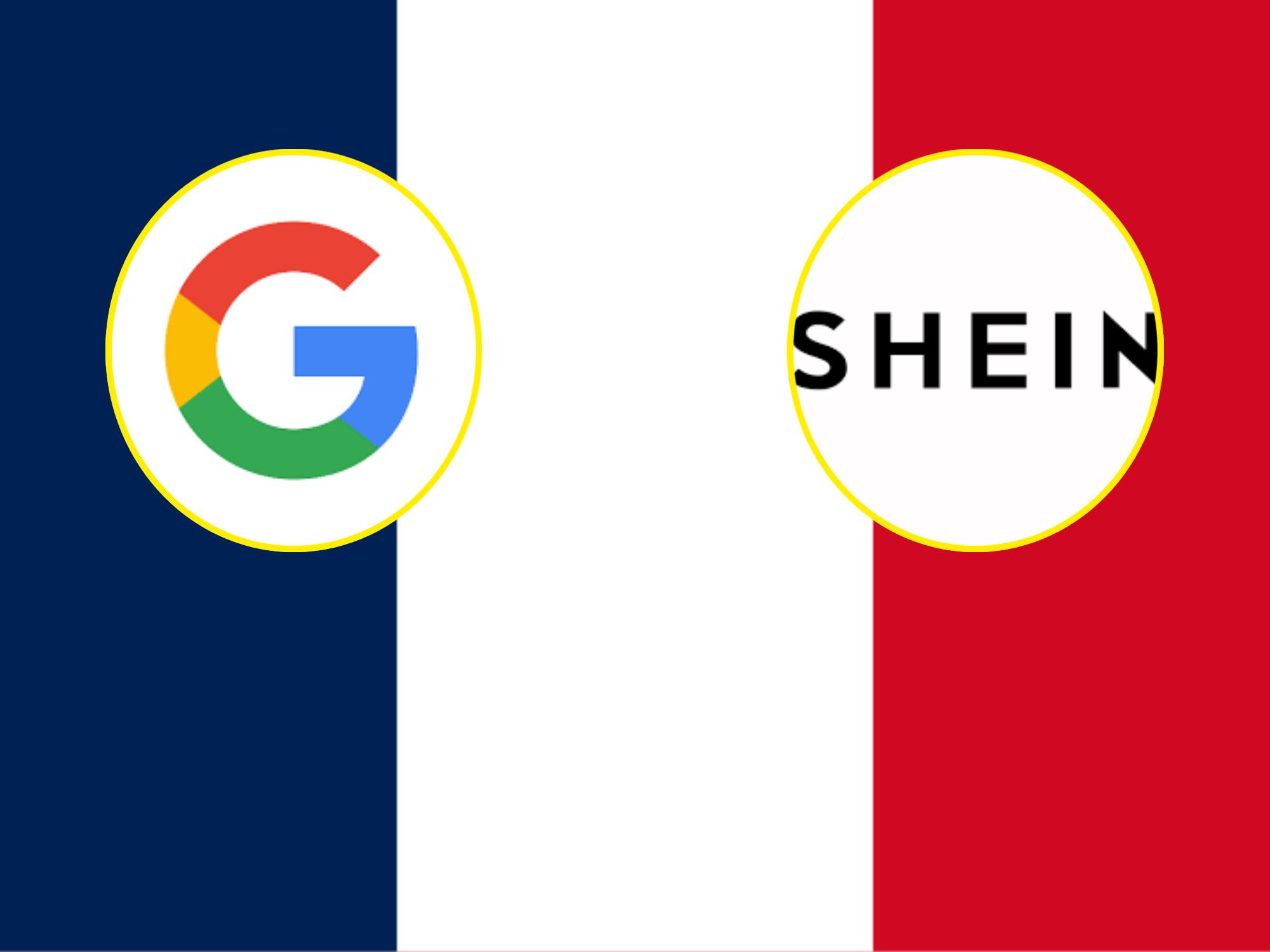 Francia impuso multa a Google con 325 millones de euros y a Shein con 150 millones