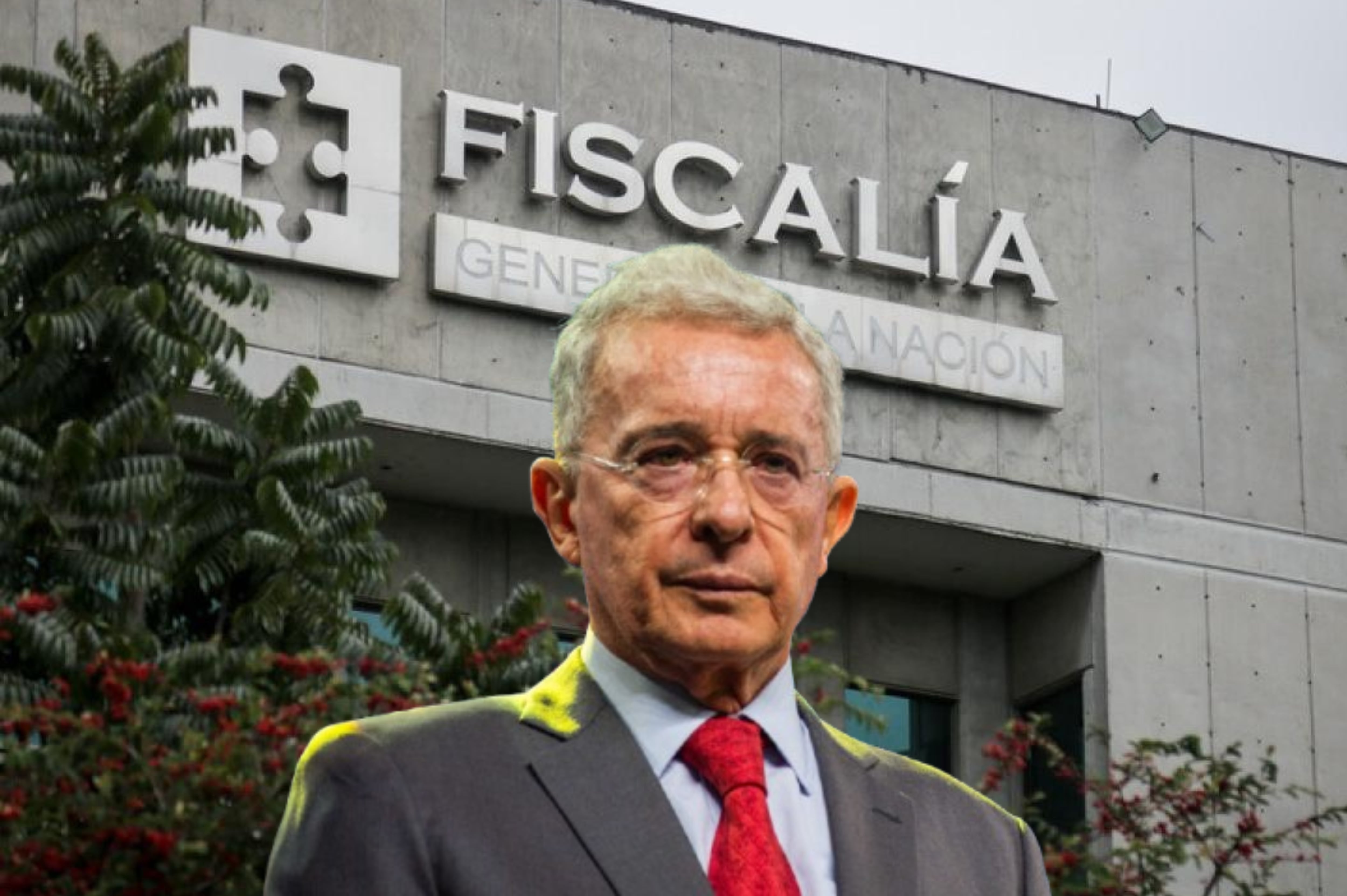 Imagen de referencia. Fiscalía General de la Nación: Colprensa / Alvaro Uribe Velez: Getty Images.