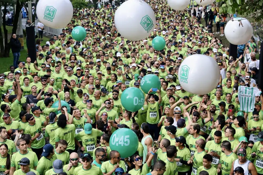 Grandeza Run Fest de Atlético Nacional. Cortesía: Atlético Nacional.