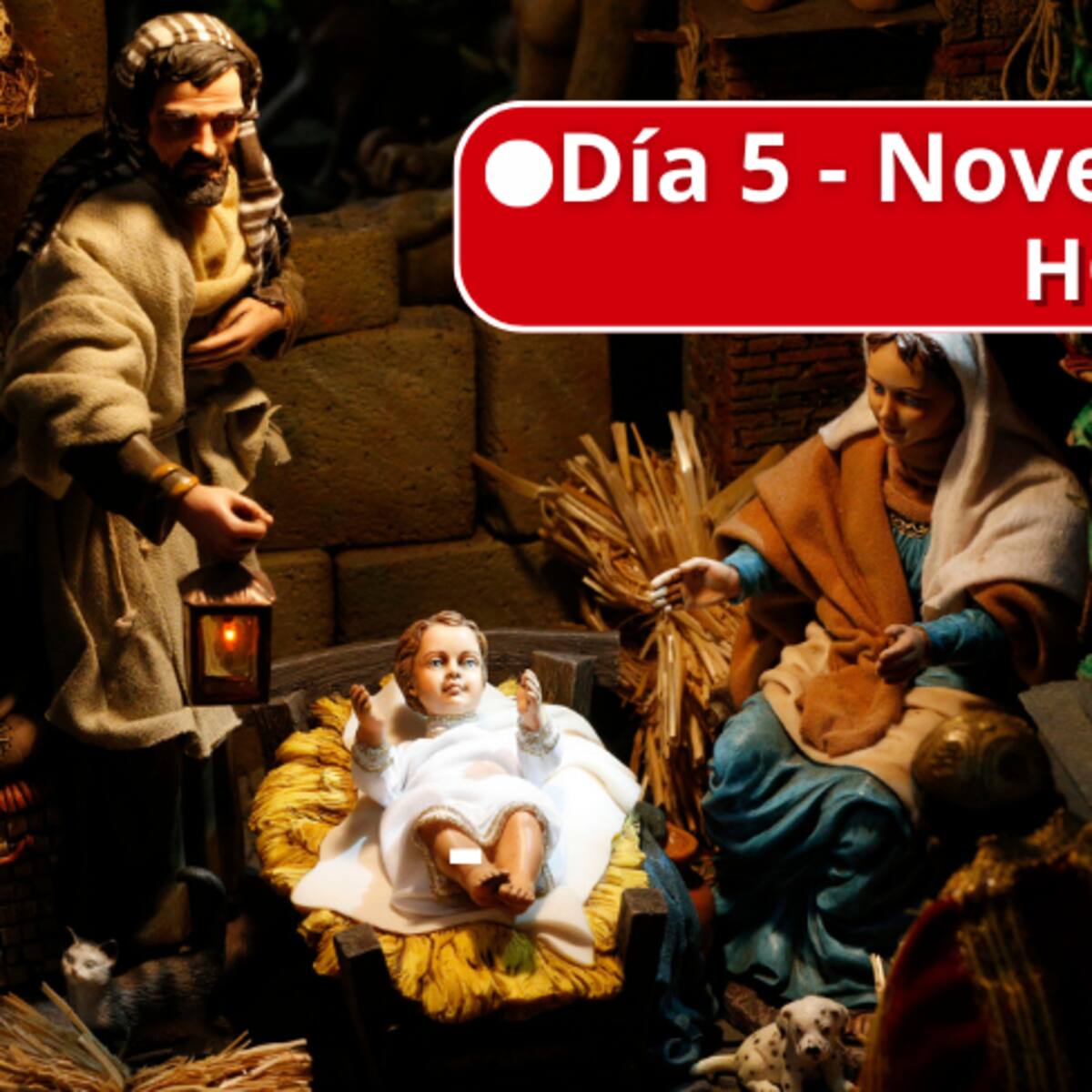 Día 5 de la Novena de Navidad completa: oraciones, gozos y reflexión del día