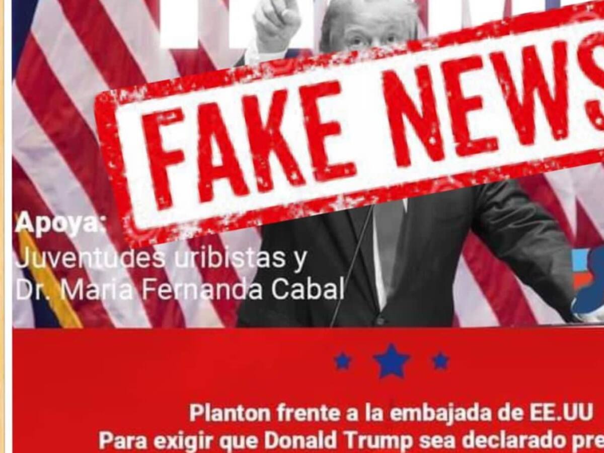 No, el CD no está convocando plantón para que Trump sea presidente