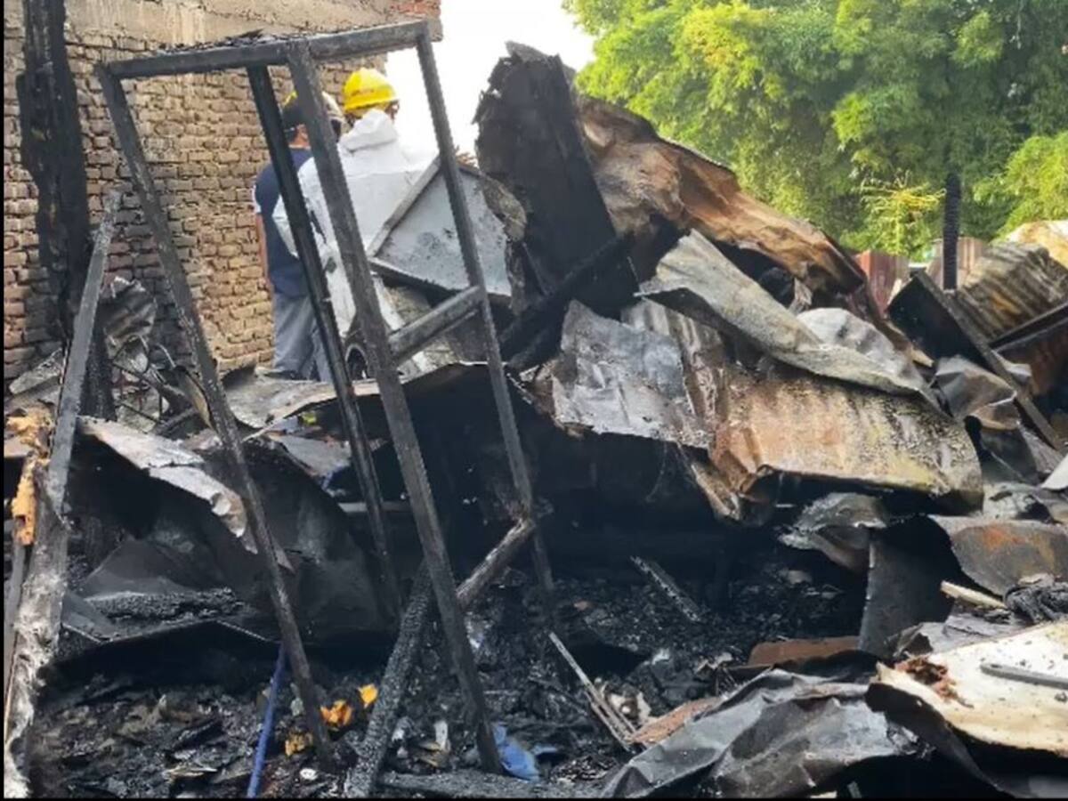 Cali: dos personas calcinadas dejan el incendio de un inquilinato