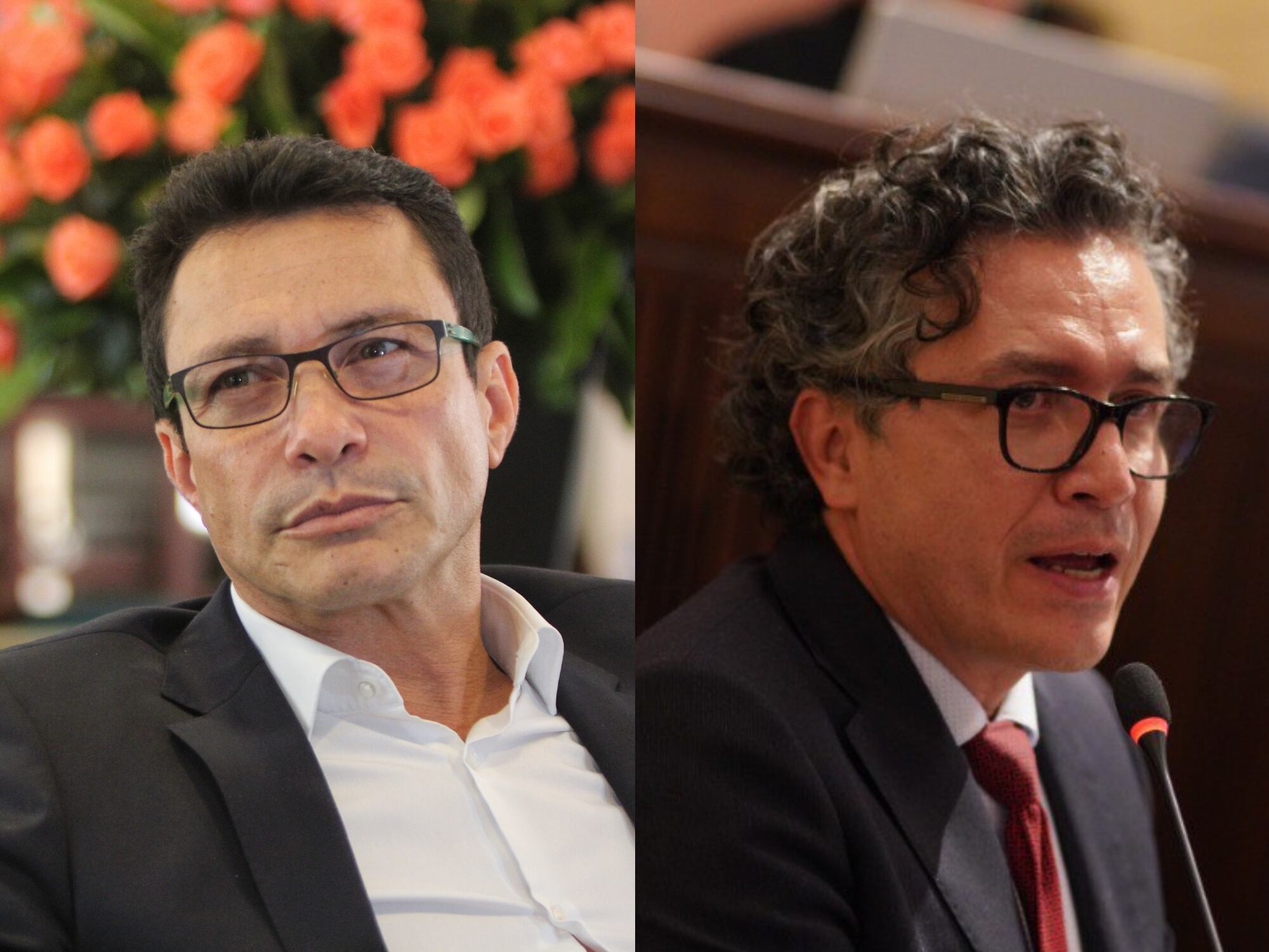 Carlos Caicedo y Heráclito Landinez. Fotos: Colprensa.