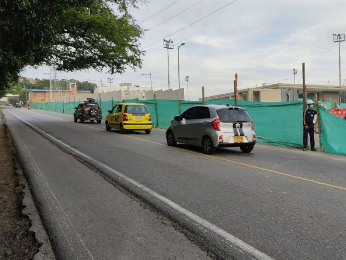 Ojo: Hay cierre parcial en la vía al mar