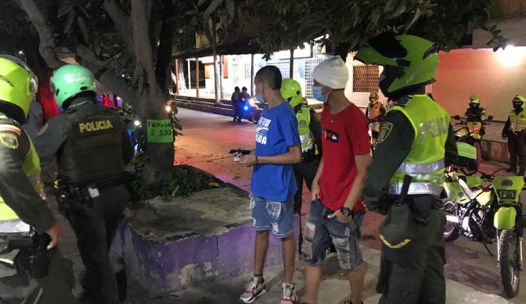 Operativos durante el fin de semana