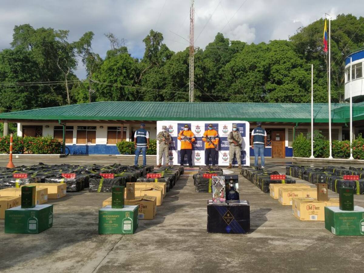 Incautan millonario cargamento de contrabando en el Golfo de Urabá