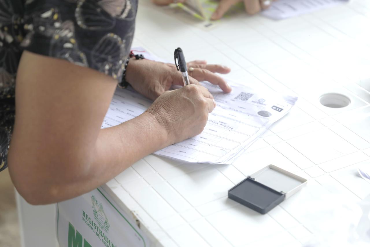 Foto de la Registraduría - Puestos de votación en el exterior